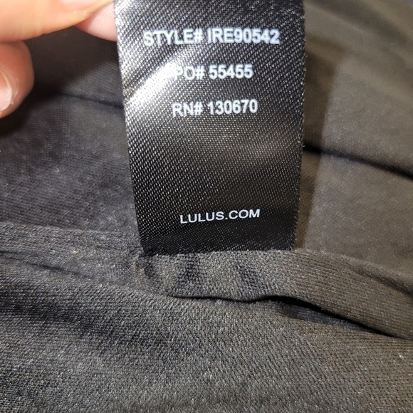 Lulu's Dancing in the Dark Black and White Print Strapless Jumpsuit Size S - Picture 15 of 16